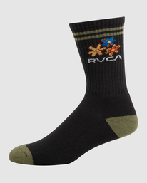 2 Melissa Grisancich - Calza al polpaccio da Uomo Black Z5SORARVF1 RVCA
