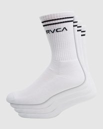 2 Union - Socks for Men White Z5SORBRVF1 RVCA