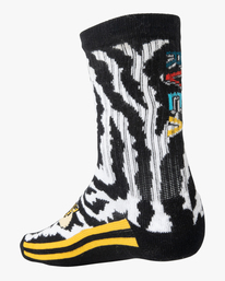 1 RVCA ANP 1 Pack - Crew Socks for Men Black Z5SORDRVF1 RVCA
