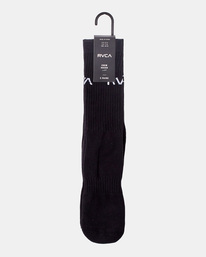 2 Logo 2 Pack - Chaussettes pour Homme Noir Z5SORERVF1 RVCA
