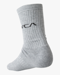5 Logo 2 Pack- Crew Socks for Men  Z5SORERVF1 RVCA