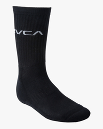 4 Logo 2 Pack - Chaussettes pour Homme Noir Z5SORERVF1 RVCA