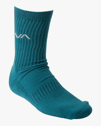 6 Logo 2 Pack- Crew Socks for Men  Z5SORERVF1 RVCA