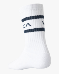 5 Cliffs Floral 2 Pack - Crew Socks for Men Blue Z5SORFRVF1 RVCA