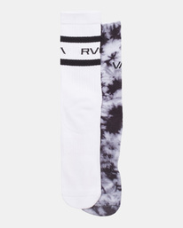 1 RVCA Tie Dye - Crew Socks [2 Pack] for Men  Z5SORLRVF1 RVCA