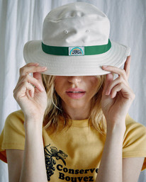 0 Camille Rowe - Bucket Hat for Women White Z9HTRARVF1 RVCA