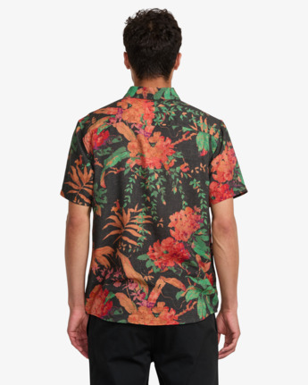 rvca, Tapestry - Short Sleeves Shirt for Men, BLACK (blk) Tapestry - Short Sleeves Shirt for Men  23A041505