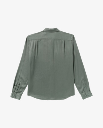 rvca, Vacancy Utility - Camisa de manga larga para hombre, JADE (gnb0) Vacancy Utility - Long Sleeve Shirt for Men  23A053504