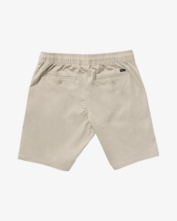 rvca, Weekend 19" - Elasticated Shorts for Men, LIGHT KHAKI (lkh) Weekend 19" - Elasticated Shorts for Men  23A102501