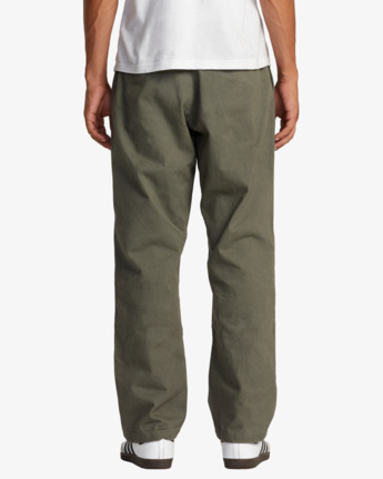 rvca, Americana - Chino Trousers for Men, OLIVE (olv) Americana - Chino Trousers for Men  23A113510