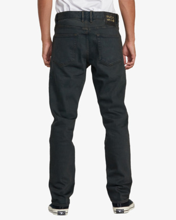 rvca, Weekend Anp - Denim Jeans for Men, BLACK OVERDYE (bdy) Weekend Anp - Denim Jeans for Men  23A193501