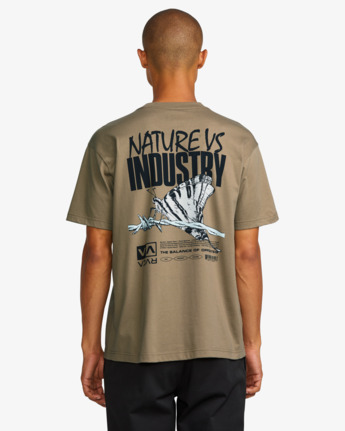 rvca, Natural Science - Short Sleeves T-Shirt for Men, COYOTE (cyt) Natural Science - Short Sleeves T-Shirt for Men  23A351558
