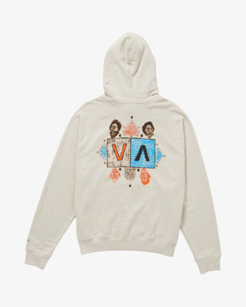 rvca, Jacobs Va - Pullover Hoodie for Men, CERAMIC (cer) Jacobs Va - Pullover Hoodie for Men  23A412503