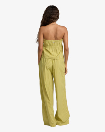 rvca, New Yume - Elastic Waist Pants for Women, MARTINI OLIVE (mto) New Yume - Elastic Waist Pants for Women  23B121501