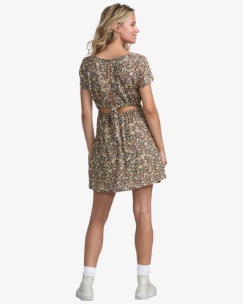 rvca, True Lies - Midi Dress for Women, CACTUS GREEN (cac) True Lies - Midi Dress for Women  23B131504