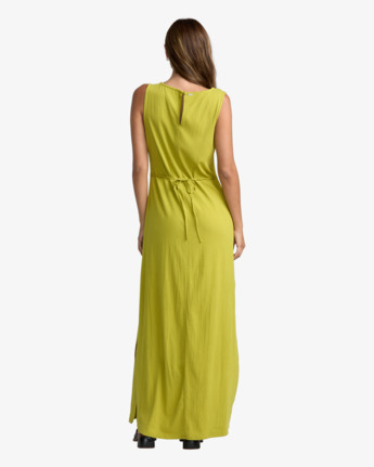 rvca, Audrey  - Maxi Dress for Women, MARTINI OLIVE (mto) Audrey  - Maxi Dress for Women  23B132512
