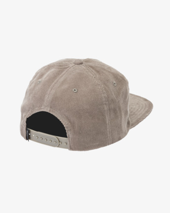 rvca, Deep Thoughts Cord - Gorra con ajuste posterior para hombre, MUSHROOM (msh) Deep Thoughts Cord - Snapback Cap for Men  23D553506