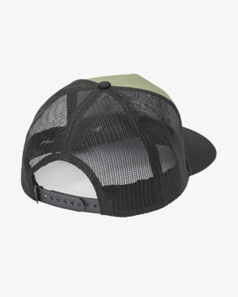 rvca, RVCA Ridge Curved - Gorra trucker para hombre, JADE (gnb0) Rvca Ridge Curved - Trucker Cap for Men  23D553517