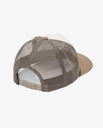 rvca, Rvca Ridge Curved - Trucker Cap for Men, SILVER BLEACH (slb) Rvca Ridge Curved - Trucker Cap for Men  23D553517