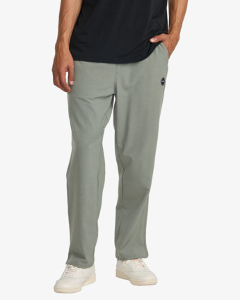 rvca, Yogger Ascend - Elastic Waist Pants for Men, SAGE LEAF (sle) Yogger Ascend - Elastic Waist Pants for Men  23MS121502