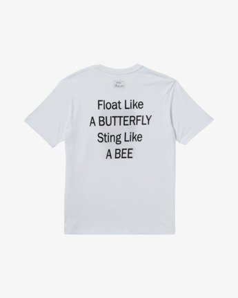 rvca, Sting Like A Bee - Camiseta de manga corta para hombre, WHITE (wht) Sting Like A Bee - Short Sleeve T-Shirt for Men  23MS433550