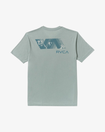 rvca, VA Blur Fill - Short Sleeve T-Shirt for Men, LEAD (led) VA Blur Fill - Short Sleeve T-Shirt for Men  23MS433559