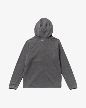 rvca, Balance Tech - Kapuzenpulli mit Reißverschluss für Männer, RVCA BLACK HEATHER (rvh) Balance Tech - Zip-Up Hoodie for Men  23MS483501
