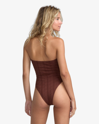 rvca, Sweetness - Bandeau One-Piece Swimsuit for Women, MOCHA (moc) Sweetness - Bandeau One-Piece Swimsuit for Women  23O302504