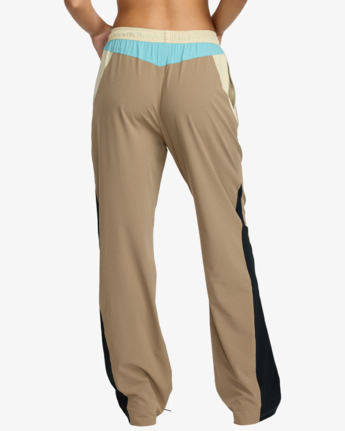 rvca, Starter - Elasticated Trousers for Women, DESERT TAUPE (dtp) Starter - Elasticated Trousers for Women  23WS113504