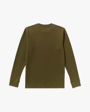 rvca, Day Shift Thermal Stripe - Langärmliges Thermo-Oberteil für Männer, BOMBAY BROWN (bwn) Day Shift Thermal Stripe - Long Sleeve Thermal Top for Men  AVYKT00316