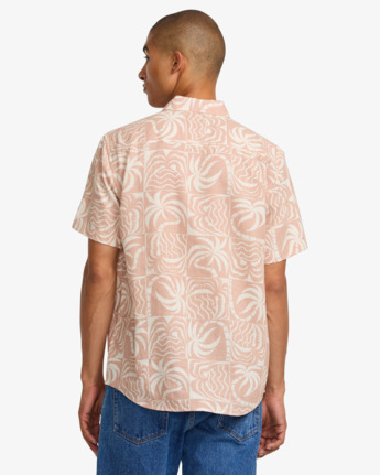 rvca, Exotica - Short Sleeve Shirt for Men, PALE MAUVE (pal) Exotica - Short Sleeve Shirt for Men  AVYWT00500