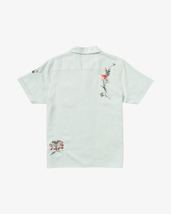 rvca, Nectar - Short Sleeve Shirt for Men, GREEN TEA (grt) Nectar - Short Sleeve Shirt for Men  AVYWT00502