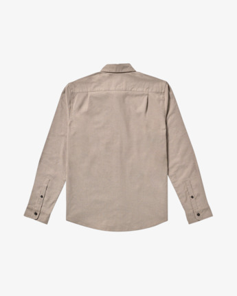 rvca, Thatll Do - Long Sleeves Shirt for Men, MUSHROOM (msh) Thatll Do - Long Sleeves Shirt for Men  AVYWT00543