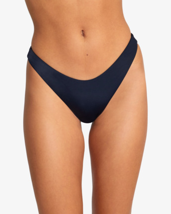 Solid Medium French - Braguita de bikini de cobertura reducida para Mujer