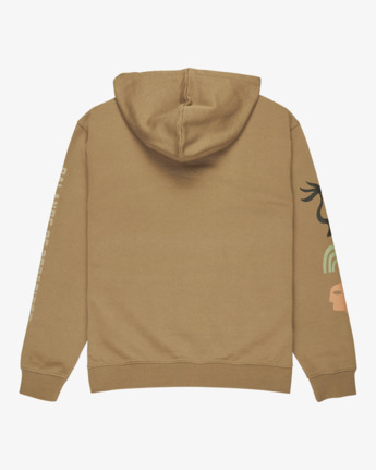 rvca, Deep Think - Hoodie for Men, COYOTE (cyt) Deep Think - Hoodie for Men  EVYSF00138