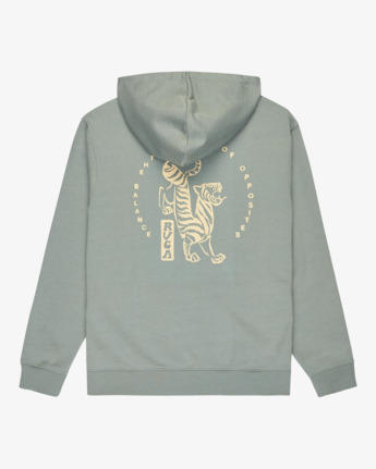 rvca, Balance Tiger - Hoodie for Men, LEAD (slk0) Balance Tiger - Hoodie for Men  EVYSF00140