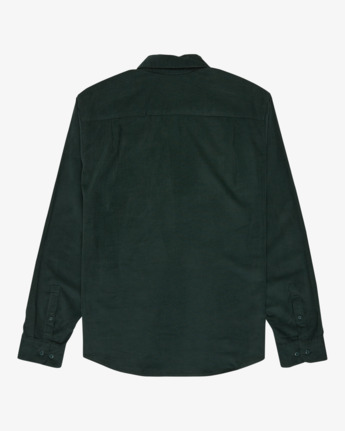 rvca, Freeman Cord - Long Sleeve Shirt for Men, HUNTER GREEN (dgn) Freeman Cord - Long Sleeve Shirt for Men  EVYWT03001