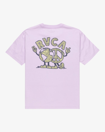 rvca, RVCA United - Short Sleeves T-Shirt for Men, PASTEL LILAC (pfm0) RVCA United - Short Sleeves T-Shirt for Men  EVYZT00248