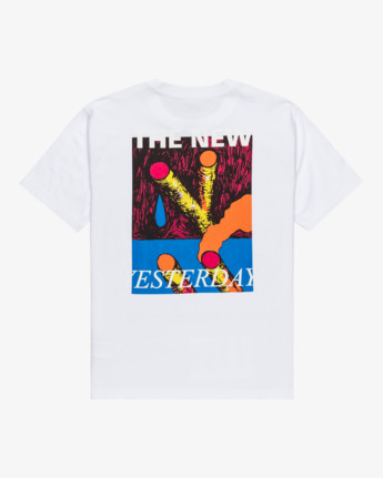 rvca, Superblast - T-shirt à manches courtes pour Homme, WHITE (wht) Superblast - Short Sleeves T-Shirt for Men  EVYZT00257