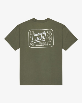 rvca, Lucky You - T-Shirt für Männer, SAGE LEAF (sle) Lucky You - Short Sleeve T-Shirt for Men  EVYZT00274