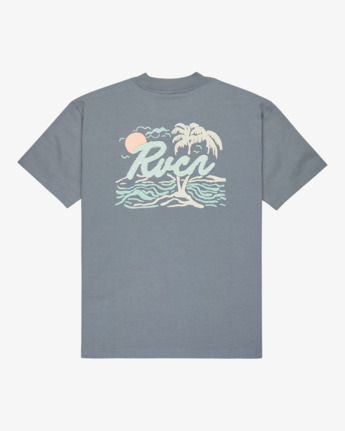 rvca, Currents - Short Sleeve T-Shirt for Men, FLINT STONE (sna0) Currents - Short Sleeve T-Shirt for Men  EVYZT00278