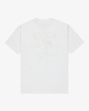 rvca, Va Worldwide - T-Shirt à manches courtes pour Homme, WHITE (wht) Va Worldwide - Short Sleeve T-Shirt for Men  EVYZT00282