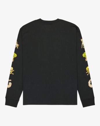 rvca, Ksl - Long Sleeve T-Shirt for Men, BLACK (blk) Ksl - Long Sleeve T-Shirt for Men  EVYZT00306