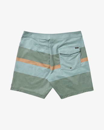 rvca, Westport - Swim Shorts for Men, LEAD (led) WESTPORT TRUNK 17  M1121RWT