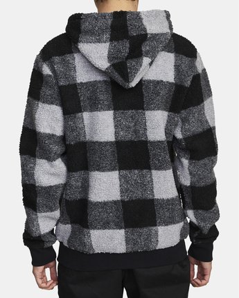 Ells Plaid - Sherpa Hoodie for Men