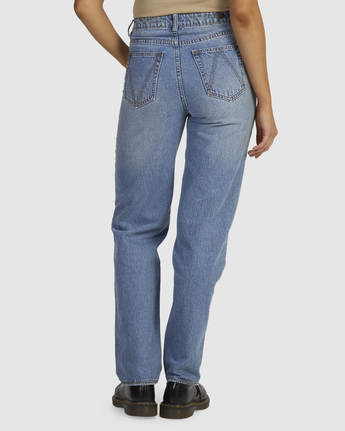 Backstage - High Waisted Straight Fit Jeans for Women  UVJDP00112