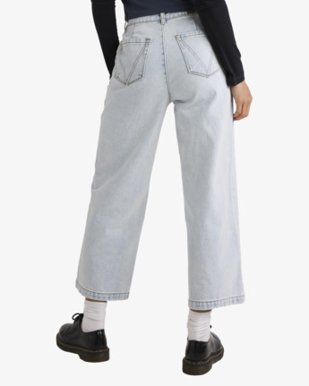 rvca, Fresh Prince Denim - Denim Pants for Women, ASH BLUE (asb) Fresh Prince Denim - Denim Pants for Women  UVJDP00131
