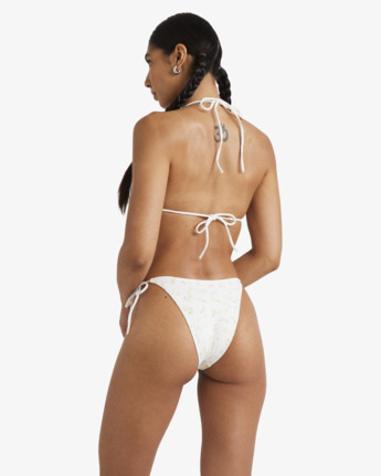 rvca, Blurred Ditsy - Bikinioberteil mit knapper Bedeckung für Frauen, WHISPER WHITE (wpw) Blurred Ditsy - Skimpy Coverage Bikini Top for Women  UVJX300153