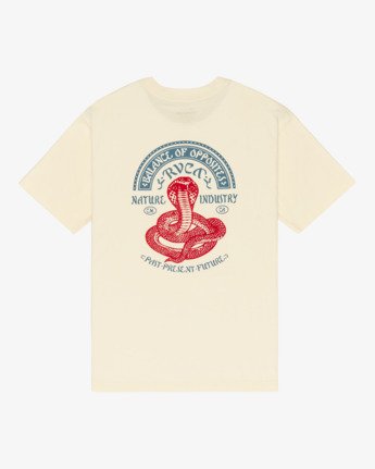rvca, Charmer - Short Sleeves T-Shirt for Men, ANTIQUE WHITE (wbv0) Charmer - Short Sleeves T-Shirt for Men  UVYZT00911