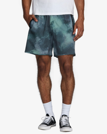 rvca, VA Sport Yogger Stretch 17" - Performance Shorts for Men, BOTTLE GREEN (btg) VA Sport Yogger Stretch 17" - Performance Shorts for Men  V201TRYS